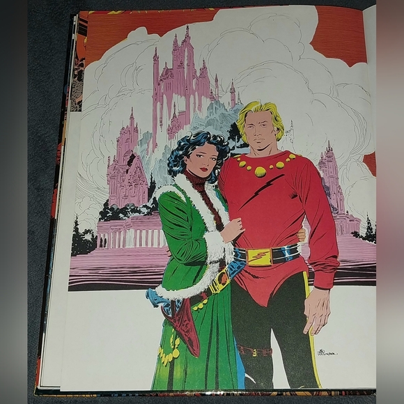 Vintage 1980 Flash Gordon The Movie Hardcover Golden Comic Book in Great Shape - Picture 8 of 8